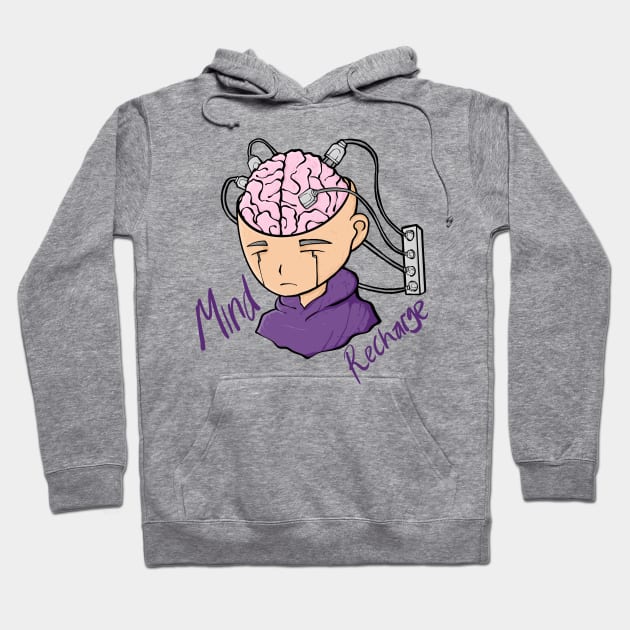 Recharge of mind Hoodie by Amartwork